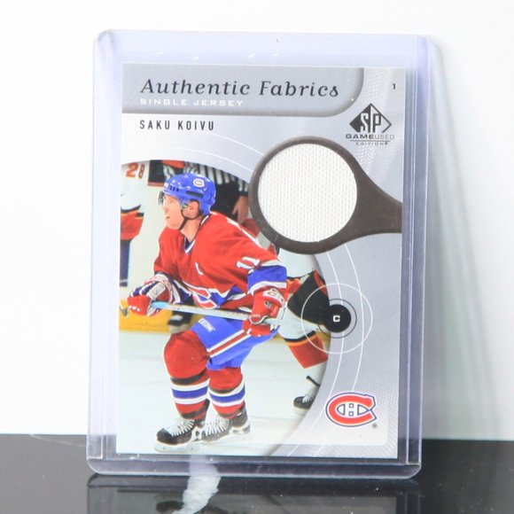 Saku Koivu SP Game Used Jersey Hockey Card - NHL Team: Montreal Canadiens 06/07 - Picture 1 of 2